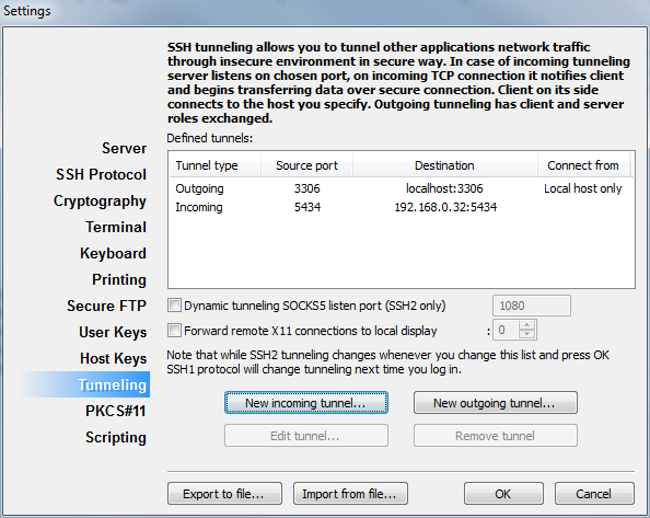 SSH Tunneling